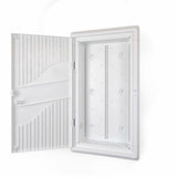 StarTech.com 28in Wall-Mount Media Enclosure, Cable Management Box for Network Distribution, Mounting Fixtures/Modules Included, White — 28P1-MEDIA-ENCLOSURE