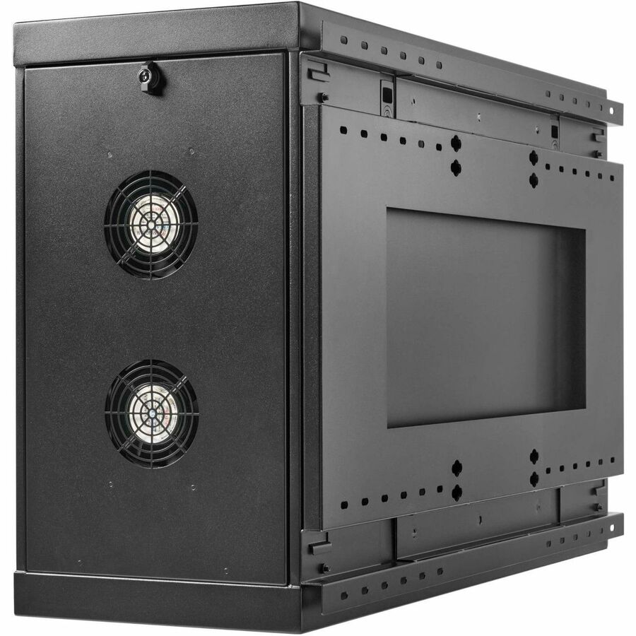 Eaton Tripp Lite Series SmartRack 6U Low-Profile Side-Mount Wall-Mount Mini Rack Enclosure, Black — SRW6USM