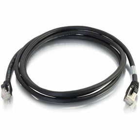 C2G 7ft Cat6 Ethernet Cable - Snagless Shielded (STP) - Black — 00814