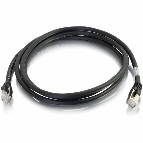 C2G 7ft Cat6 Ethernet Cable - Snagless Shielded (STP) - Black — 00814