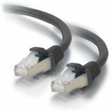 C2G 7ft Cat6 Ethernet Cable - Snagless Shielded (STP) - Black — 00814