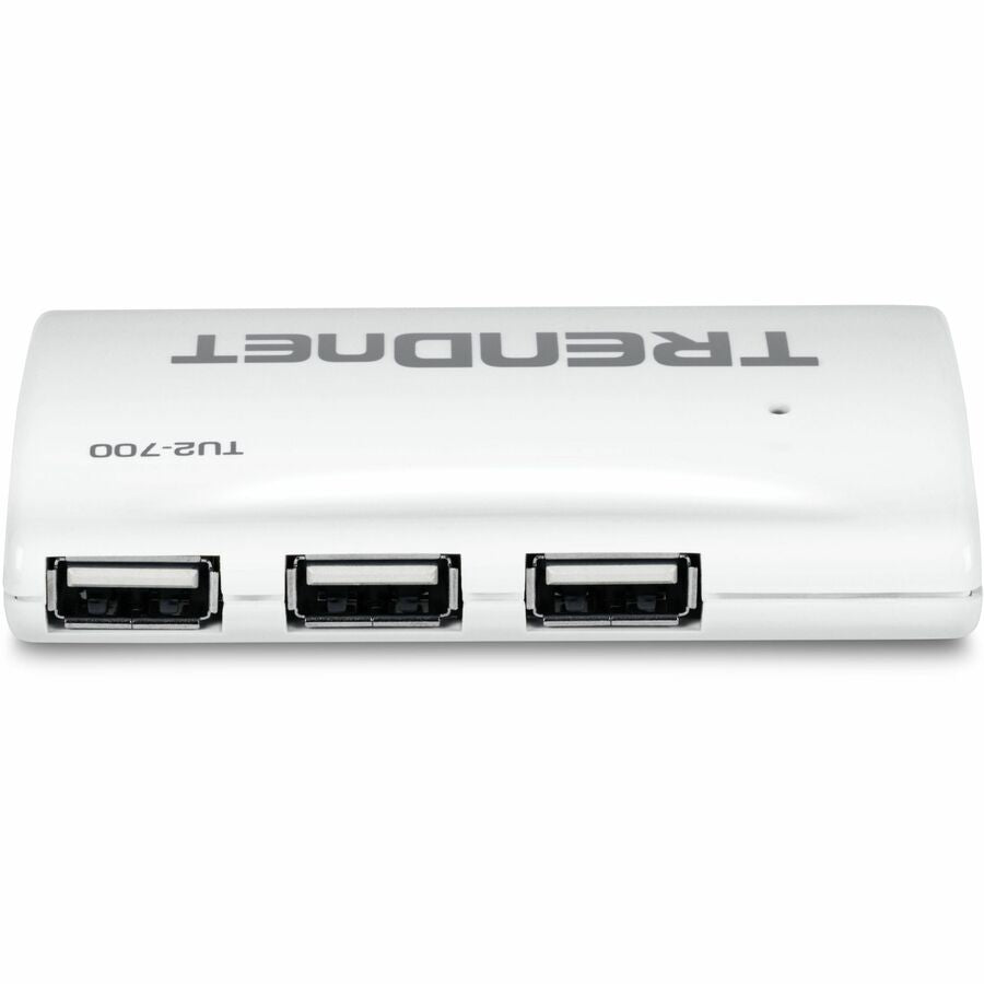 TRENDnet 7-Port USB 2.0 Hub, TU2-700, 7 x USB 2.0 Ports, Backwards Compatible with USB 1.1, Compatible with Windows and macOS, NDAA Compliant — TU2-700