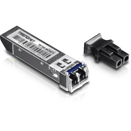 TRENDnet SFP to RJ45 100Base-FX Multi-Mode LC Module, TE100-MGBFX, Compatible with Mini-GBIC, Supports 1310 nm, Up to 155 Mbps, Hot-Pluggable, Up to 2 Km (1.2 Miles), Lifetime Protection — TE100-MGBFX