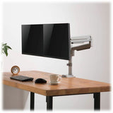 Eaton Tripp Lite Series Dual-Display Gas-Arm Mount for 13" to 34" Monitors - Clamp or Grommet, USB, Audio Ports — DDR1732DAL
