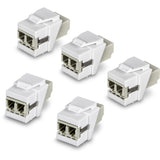TRENDnet LC Duplex Fiber Optic Keystone Coupler Jacks- 5-Pack, TC-K05LC, Single-Mode & Multi-Mode Fiber — TC-K05LC