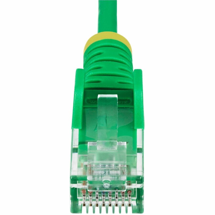 StarTech.com 30ft Green Slim CAT6 Ethernet Cable, Slim Snagless RJ45, UTP, LSZH, 28AWG Bare Copper, Slim Network Patch Cord, Fluke Tested — N6PAT30GNS