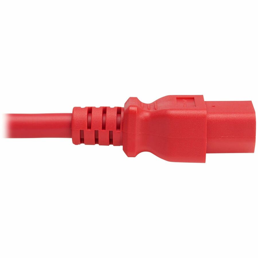 Eaton Tripp Lite Series Power Cord, C20 to C21 - Heavy-Duty, 20A, 250V, 12 AWG, 3 ft. (0.9 m), Red — P035-003-ARD