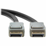Eaton Tripp Lite Series DisplayPort Cable with Latching Connectors (M/M), 4K 60 Hz, HBR2, 4:4:4, HDCP 2.2, 70 ft. (21.3 m), Black — P580-070-4K6