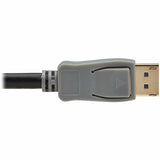 Eaton Tripp Lite Series DisplayPort Cable with Latching Connectors (M/M), 4K 60 Hz, HBR2, 4:4:4, HDCP 2.2, 70 ft. (21.3 m), Black — P580-070-4K6