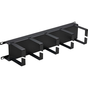 Eaton Tripp Lite Series Horizontal Cable Manager - Metal Rings, Black, 2U — SRCABLERING2UHD