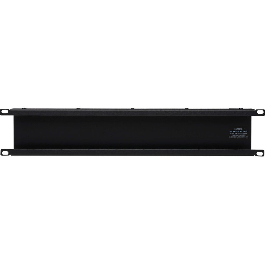 Eaton Tripp Lite Series Horizontal Cable Manager - Metal Rings, Black, 2U — SRCABLERING2UHD