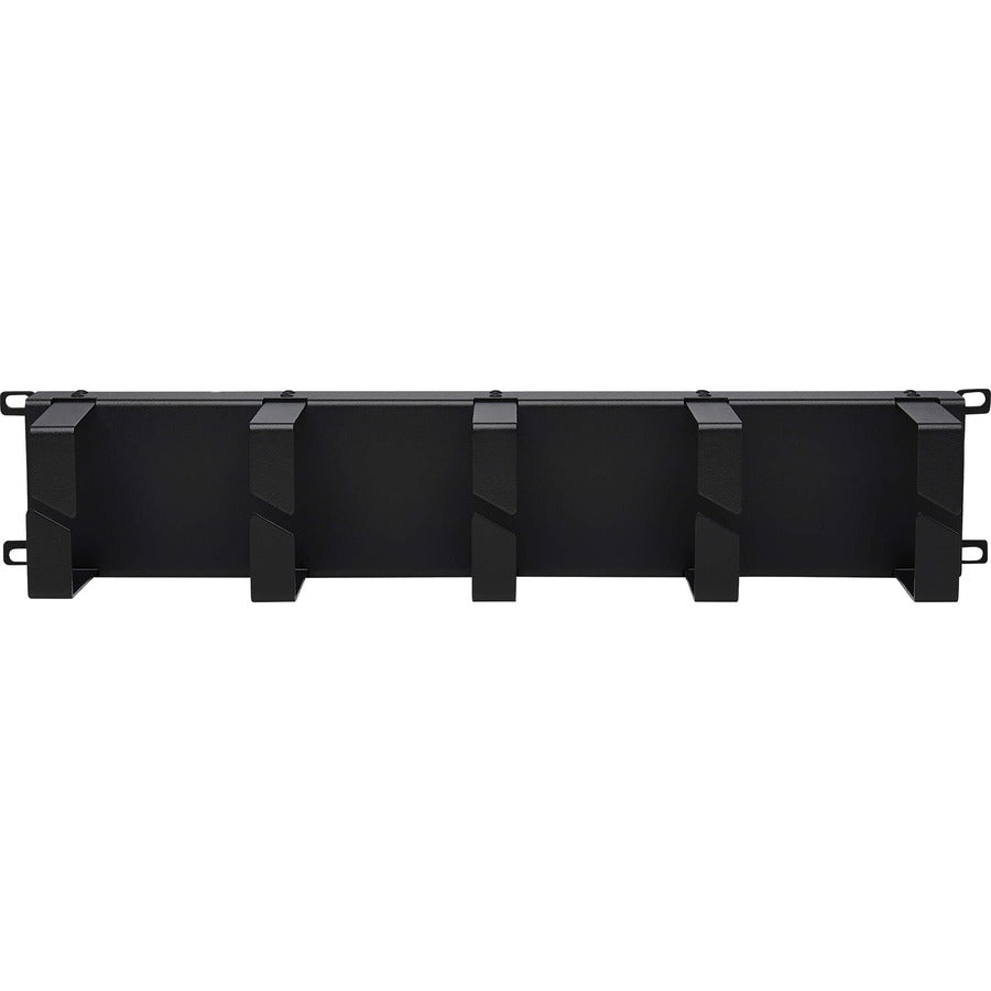 Eaton Tripp Lite Series Horizontal Cable Manager - Metal Rings, Black, 2U — SRCABLERING2UHD