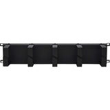 Eaton Tripp Lite Series Horizontal Cable Manager - Metal Rings, Black, 2U — SRCABLERING2UHD