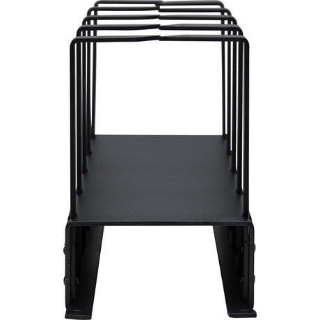 Eaton Tripp Lite Series Horizontal Cable Manager - Metal Rings, Black, 2U — SRCABLERING2UHD