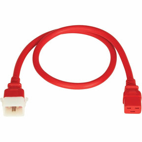 Eaton Tripp Lite Series PDU Power Cords, C19 to P-Lock C20 - Heavy-Duty, 20A, 250V, 12 AWG, 3 ft. (0.9 m), Red, 6 Pack — P036-E03-ARD-6
