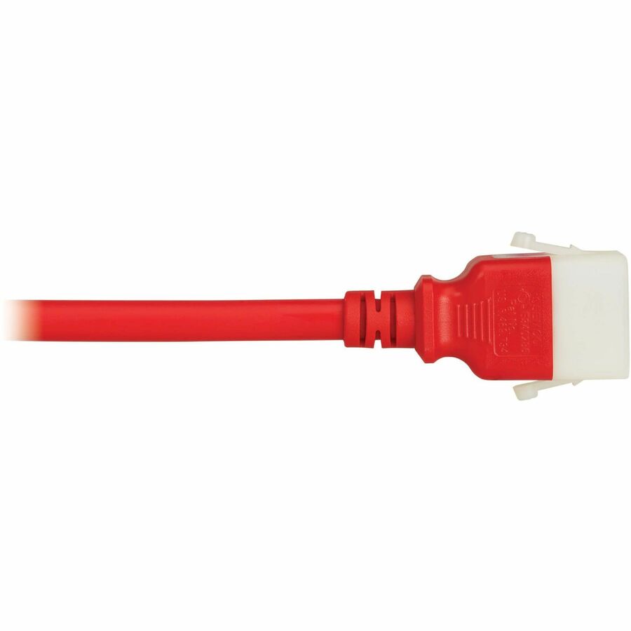 Eaton Tripp Lite Series PDU Power Cords, C19 to P-Lock C20 - Heavy-Duty, 20A, 250V, 12 AWG, 3 ft. (0.9 m), Red, 6 Pack — P036-E03-ARD-6