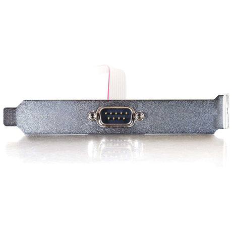 C2G DB9 Male Serial Add-A-Port Adapter with Bracket — 09480