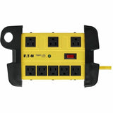 Eaton Tripp Lite Series Protect It! 8-Outlet Industrial Safety Surge Protector, 25 ft. Cord, 3900 Joules, Cord Wrap, Hang Holes — TLM825SA