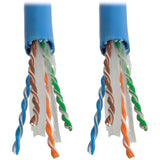 Eaton Tripp Lite Series Cat6 Gigabit Solid Core UTP PVC Bulk Ethernet Cable, Blue, 1000 ft. (304.8 m), TAA — N222-01K-BL