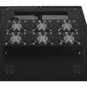 Eaton Tripp Lite Series SmartRack Roof-Mounted Fan Panel - 6 208/240V high-performance fans; 420 CFM; C14 inlet — SRXFANROOF