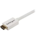 StarTech.com 16 ft CL3 Rated HDMI Cable w/ Ethernet, In Wall Rated HDMI Cable, 4K 30Hz UHD HDMI Cord, HDMI 1.4 Video/Display Cable, White — HD3MM5MW