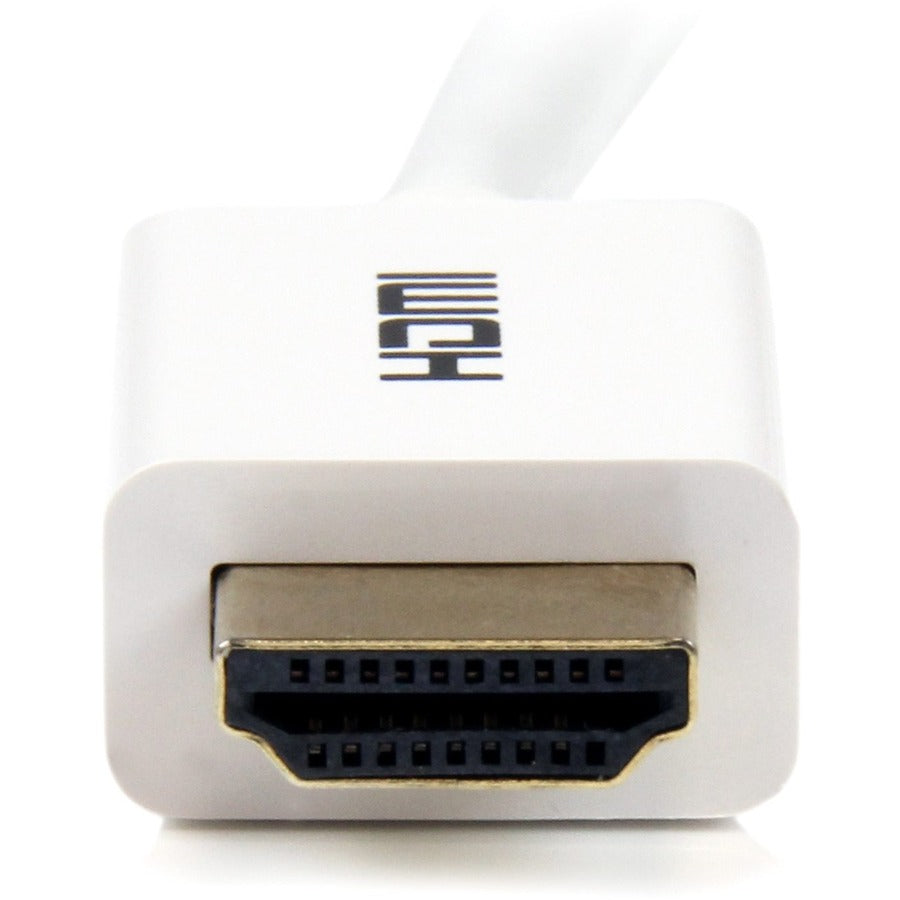 StarTech.com 16 ft CL3 Rated HDMI Cable w/ Ethernet, In Wall Rated HDMI Cable, 4K 30Hz UHD HDMI Cord, HDMI 1.4 Video/Display Cable, White — HD3MM5MW