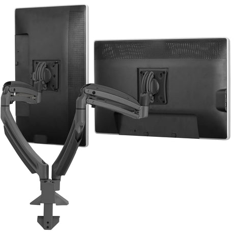Chief Kontour K1D Dynamic Desk Mount Dual Monitor Arm - For 10-38 Inch Displays - Adjustable Arm - Black — K1D220B