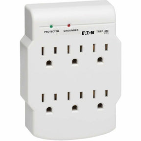 Eaton Tripp Lite Series Protect It! 6-Outlet Low-Profile Surge Protector, Direct Plug-In, 750 Joules, Diagnostic LED — SK6-0