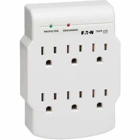 Eaton Tripp Lite Series Protect It! 6-Outlet Low-Profile Surge Protector, Direct Plug-In, 750 Joules, Diagnostic LED — SK6-0