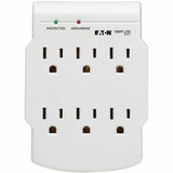 Eaton Tripp Lite Series Protect It! 6-Outlet Low-Profile Surge Protector, Direct Plug-In, 750 Joules, Diagnostic LED — SK6-0