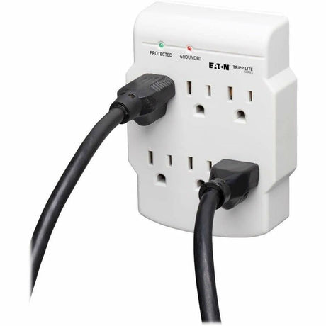 Eaton Tripp Lite Series Protect It! 6-Outlet Low-Profile Surge Protector, Direct Plug-In, 750 Joules, Diagnostic LED — SK6-0