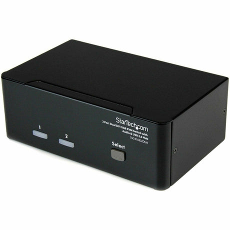StarTech.com 2 Port Dual DVI USB KVM Switch w/ Audio & USB Hub — SV231DD2DUA