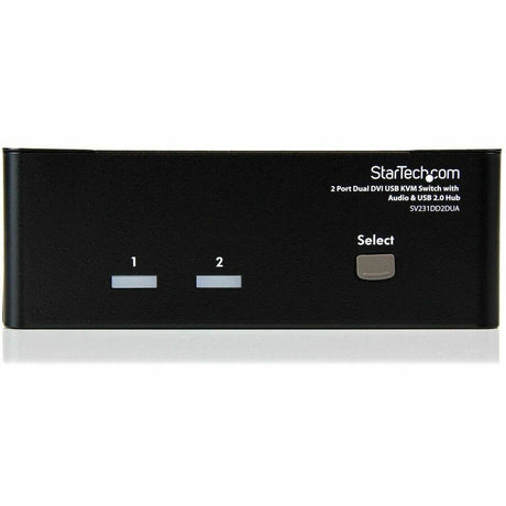 StarTech.com 2 Port Dual DVI USB KVM Switch w/ Audio & USB Hub — SV231DD2DUA