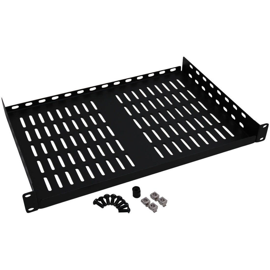 Eaton Tripp Lite Series SmartRack 1U Cantilever Fixed Shelf (40 lbs / 18.1 kgs capacity; 12-in. / 305 mm Deep) — SRSHELF2P1U