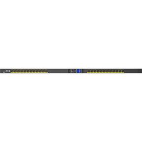 Eaton Metered Input rack PDU, 0U, 5-20P, L5-20P input, 1.92 kW max, 120V, 16A, 10 ft cord, Single-phase, Outlets: (24) 5-20R — EMI101-10