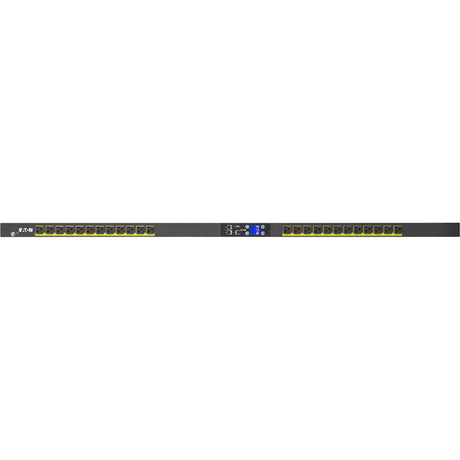 Eaton Metered Input rack PDU, 0U, 5-20P, L5-20P input, 1.92 kW max, 120V, 16A, 10 ft cord, Single-phase, Outlets: (24) 5-20R — EMI101-10