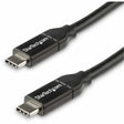 StarTech.com 0.5m USB C to USB C Cable w/ 5A PD - M/M - USB 2.0 - USB-IF Certified - USB Type C Cable - USB C Charging Cable - USB C PD Cable — USB2C5C50CM