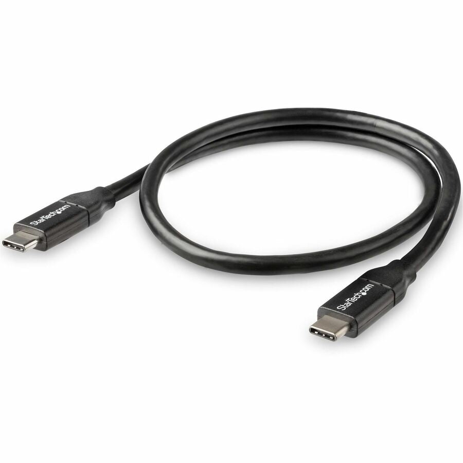 StarTech.com 0.5m USB C to USB C Cable w/ 5A PD - M/M - USB 2.0 - USB-IF Certified - USB Type C Cable - USB C Charging Cable - USB C PD Cable — USB2C5C50CM