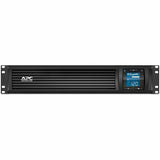 APC Smart-UPS C, Line Interactive, 1000VA, Rackmount 2U, 120V, 6x NEMA 5-15R outlets, SmartConnect port, USB and Serial communication, AVR,Graphic LCD — SMC1000-2UC