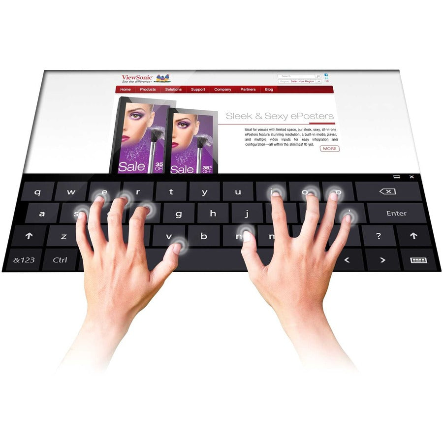 ViewSonic TD2430 24 Inch 1080p 10-Point Multi Touch Screen Monitor with HDMI and DisplayPort — TD2430