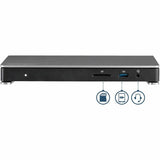 StarTech.com Thunderbolt 3 Dock - Dual Monitor 4K 60Hz TB3 Docking Station with DisplayPort - 85W Power Delivery, 6-Port USB 3.0, SD, GbE — TB3DOCK2DPPD