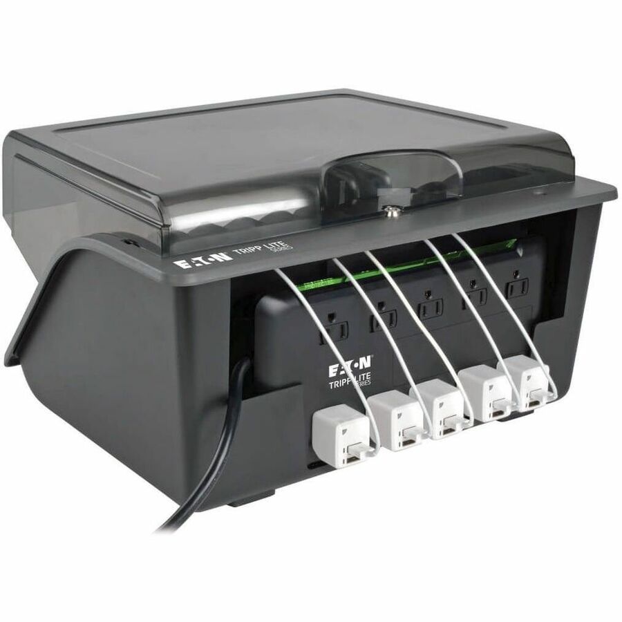 Eaton Tripp Lite Series 10-Device Desktop AC Charging Station with Surge Protector for Tablets, Laptops and E-Readers — CSD1006AC