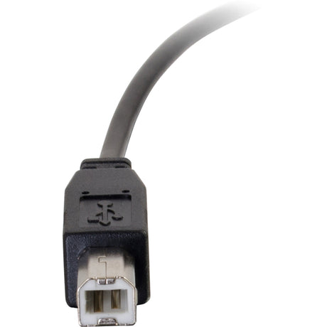C2G 6ft USB 2.0 USB-C to USB-B Cable M/M - Black — 28859