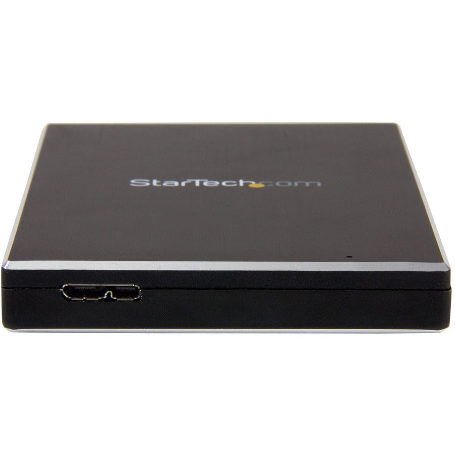 StarTech.com 2.5" External Hard Drive Enclosure - Supports UASP - Aluminum - USB 3.1 Enclosure - SSD/HDD Enclosure — S251BMU313