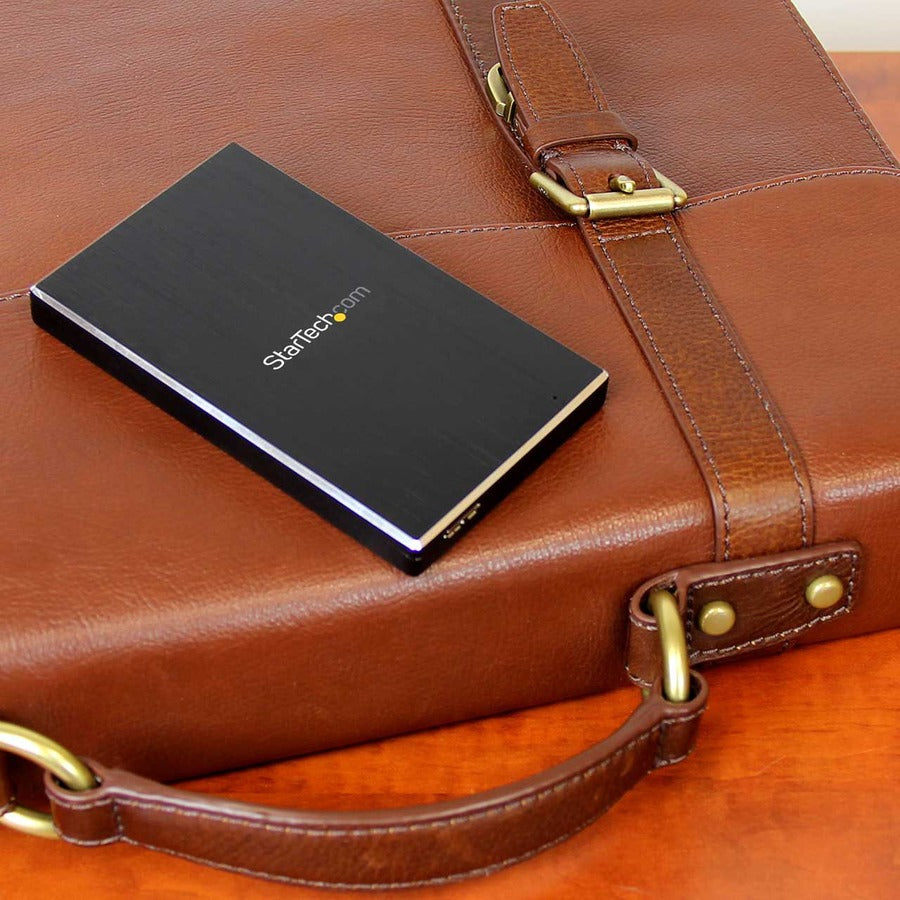 StarTech.com 2.5" External Hard Drive Enclosure - Supports UASP - Aluminum - USB 3.1 Enclosure - SSD/HDD Enclosure — S251BMU313
