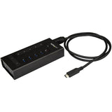 StarTech.com 7 Port USB C Hub - 2x USB-C & 5x USB-A - Mountable Metal USB 3.0 Type-C Hub - 5Gbps USB 3.2 Gen 1 - Self Powered - BC 1.2 — HB30C5A2CST