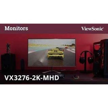 ViewSonic VX3276-2K-MHD 32 Inch Widescreen IPS 1440p Monitor with Ultra-Thin Bezels, HDMI DisplayPort and Mini DisplayPort — VX3276-2K-MHD