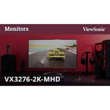 ViewSonic VX3276-2K-MHD 32 Inch Widescreen IPS 1440p Monitor with Ultra-Thin Bezels, HDMI DisplayPort and Mini DisplayPort — VX3276-2K-MHD