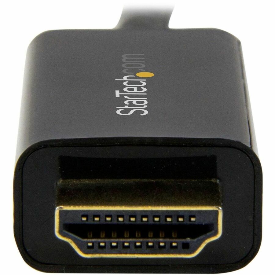 StarTech.com 6ft (2m) Mini DisplayPort to HDMI Cable, 4K 30Hz Video, Mini DP to HDMI Adapter/Converter Cable, mDP to HDMI Monitor/Display — MDP2HDMM2MB