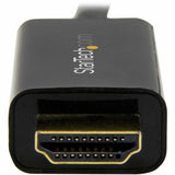 StarTech.com 6ft (2m) Mini DisplayPort to HDMI Cable, 4K 30Hz Video, Mini DP to HDMI Adapter/Converter Cable, mDP to HDMI Monitor/Display — MDP2HDMM2MB